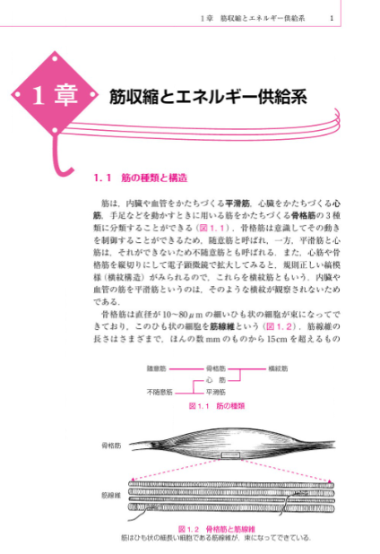 入門運動生理学 ページ例